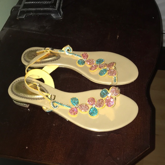 g sparrow bedazzled flats - Picture 2 of 2